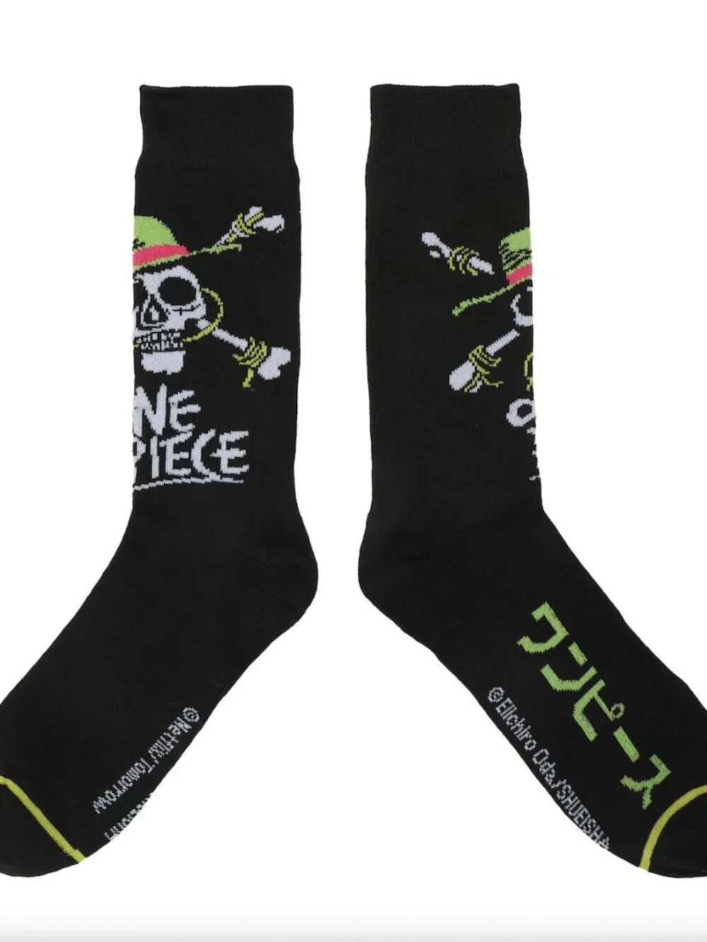 One Piece Straw Hat Pirate Icons Adult Crew Socks - 3-Pair Set
